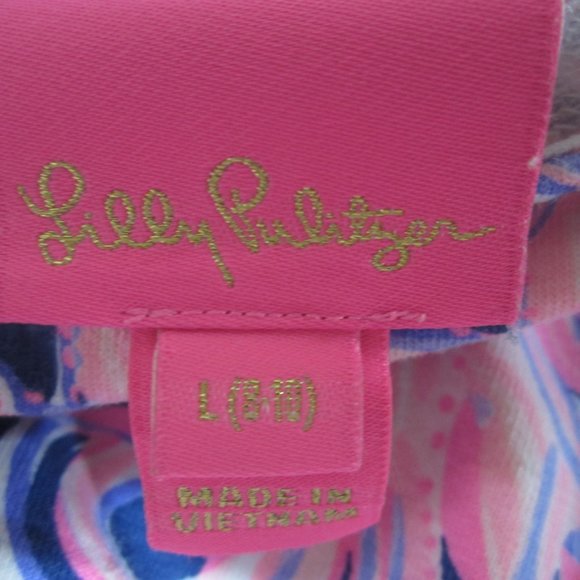 Lilly Pulitzer L 8 10 Ellimae Dress Love You Bunches - Picture 2 of 8